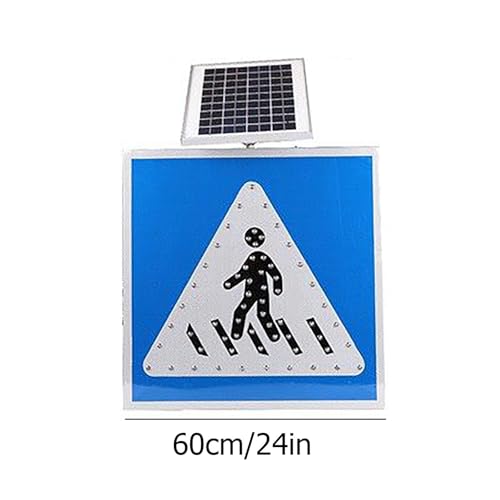 Panneau de passage piétons solaire pour éviter les accidents