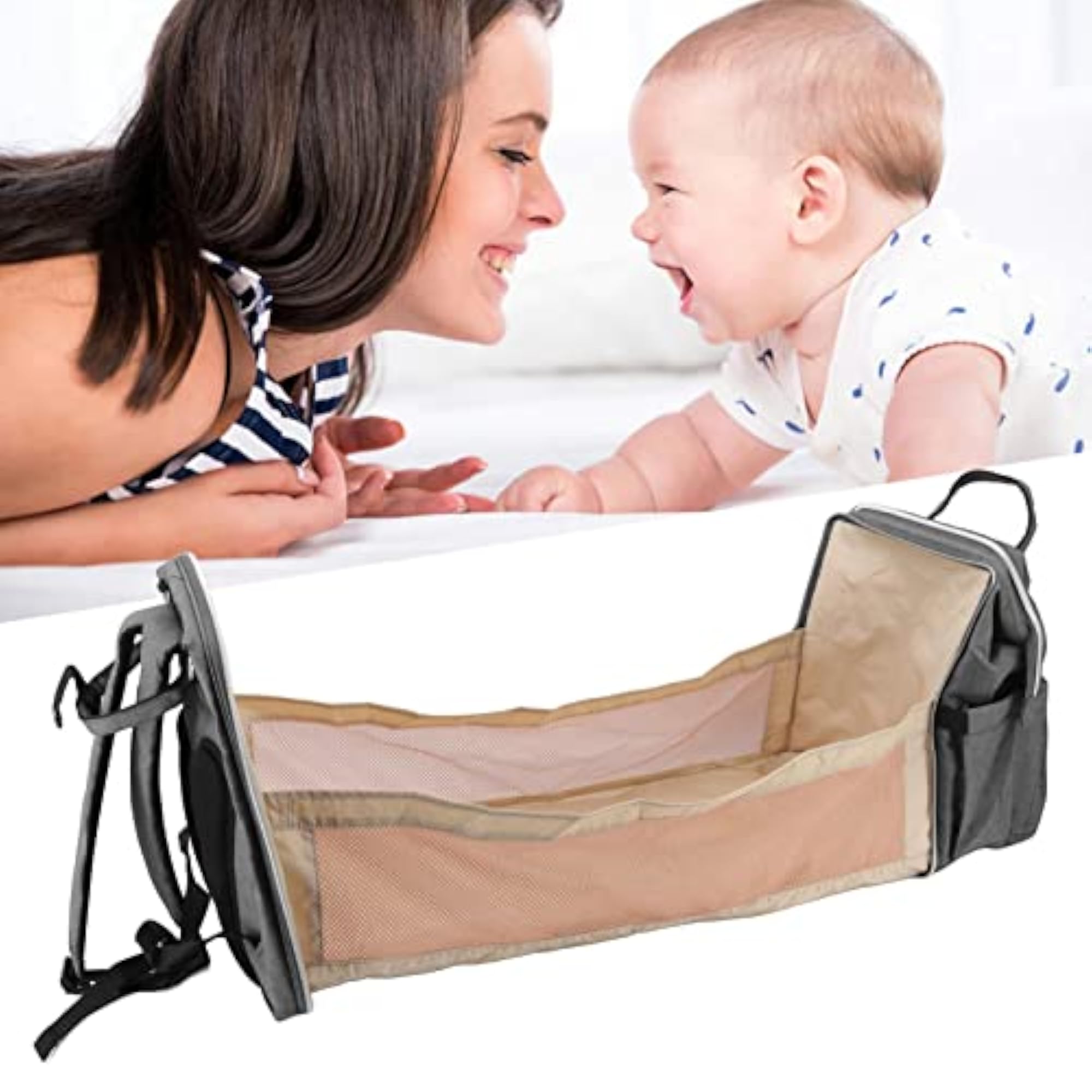 Foldable Crib Bag, Portable Diaper Bag
