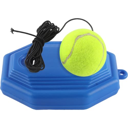 Cndiyald Tennis Trainer, Anti-Tangling Tennis Trainer Rebound Ball with Water & Sand Fillable Base, Portable & Easy to Use for Kids Adults Beginners, Rebound Ball