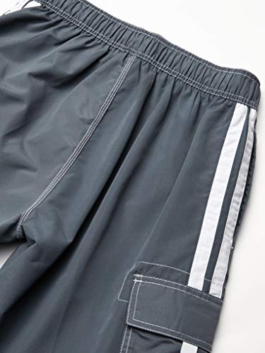 Asbury Threadz Men's Mako Core Performance Elastic Waist Swim Trunk2