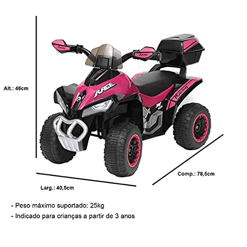 MINI QUADRICICLO RADICAL ELETRICO INFANTIL... glide