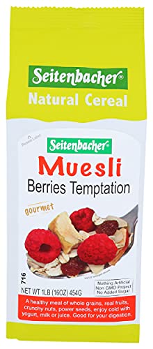 Seitenbacher, Muesli No2 Berries Temptation, 16 Ounce