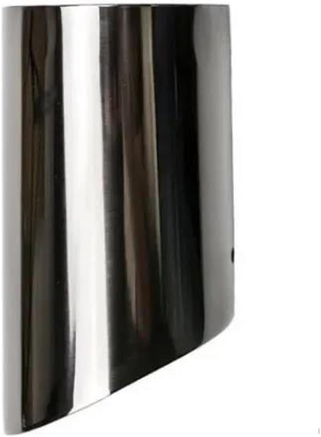 Car Exhaust Muffler Tip Stainless Steel Pipe Chrome Trim Rear Tail Throat Matte Trim For Mazda CX-5 2017-2023 Rear End Components(Black)