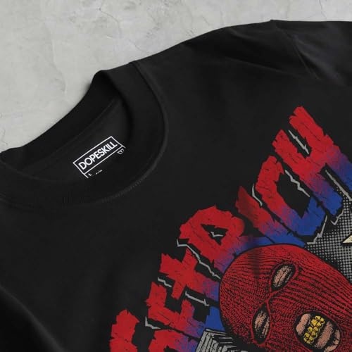 Image of DopeSkill Graphic Tee Streetwear Hip Hop Hypebeast Street Style Unisex T-Shirt Sneaker Colour Matching Shirts Cool Flexing