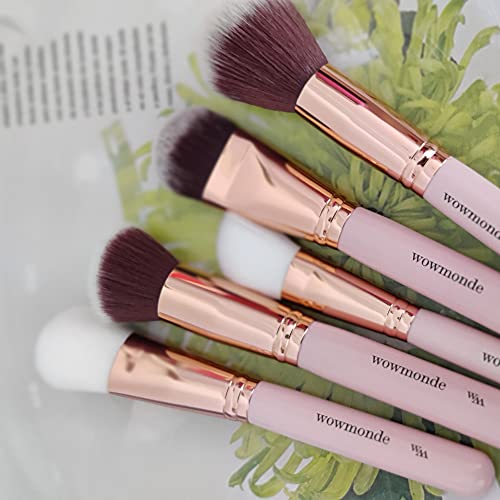 WoWMonde® Set 15 Brochas de Maquillaje Suaves. Pinceles Ojos y Cara. Estuche para proteger. Guía de Uso para un… - Imagen 3