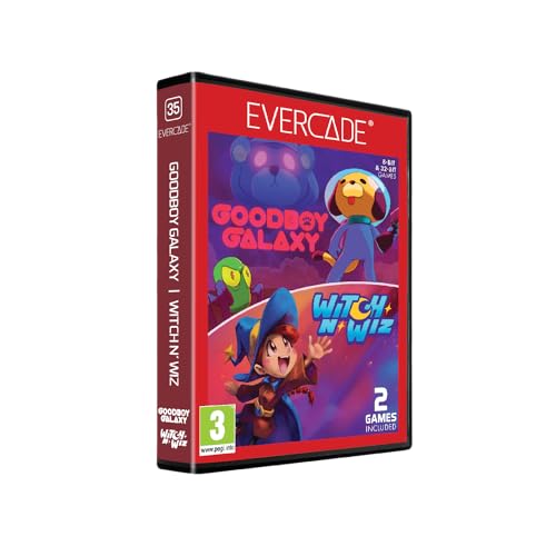 Evercade Goodboy Galaxy/Witch N' Wiz Dual Cartridge