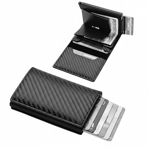 Carteira Antifurto Slim Masculina Pequena | Porta Cartão Compacto | Moderna, Resistente e Elegante.
