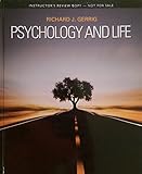 Psychology and Life (20th Edition)