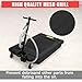 ‌18 gal Low Profile Oil Drain Pan, Heavy Duty Mobile Oil Changing Pan with Hand Pump, 8 ft Hose & Quick Drain Valve, Leak-Proof Design for Truck Car Motorcycle, RVs, SUVs, Buses, Garage Workshop Use