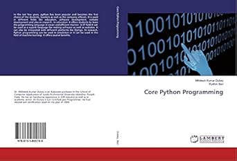 Core Python Programming: 9786135800760: Computer Science Books @ Amazon.com