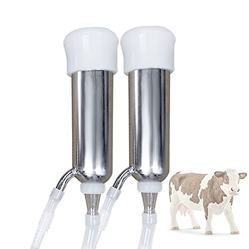 Hantop Milking Machine Accessory Double Head Teat Cup, Standard Size (φ25mm, for Cow)