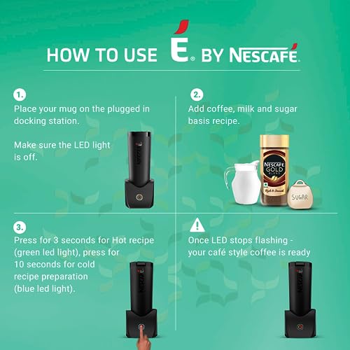 Nescafé E Smart Coffee Maker and Travel Mug, Black msntarget