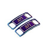 Sneaker Shoe Lace Charms for Nike Air Force 1 (AF1) | Personalize with Vibrant and Colorful Lace Charms for Nike Air Force 1 by And One(Laser Gradient)