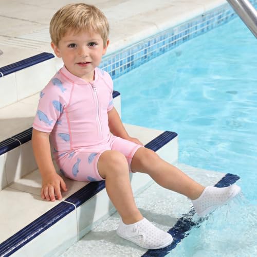Image of FEETCITY Baby Boys Girls Water Sport Shoes Barefoot Kids Aqua Socks Quick-Dry Beach Swim Pool Shoes