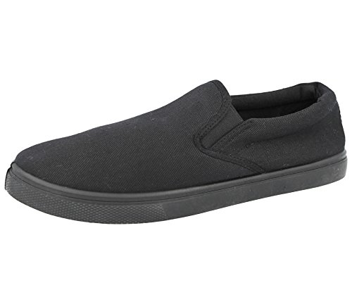 Zapatillas de lona hombre y mujer: calzado casual plano de tela