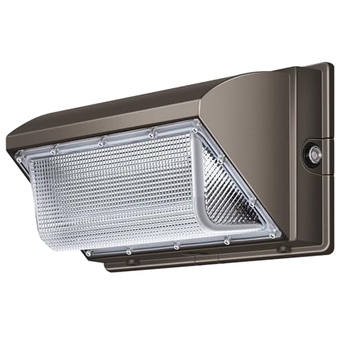 LED Wall Pack Light 18000LM Dusk to Dawn LED Outdoor Flood Security Lights 120W 5000K 100V-277V Commercial and Industrial Building Wall Mount Exterior Lighting for Yard Barn Garage