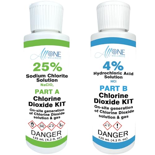 chlorine dioxide kit sodium solution 25 and hcl 4 wps water purification solution wpd