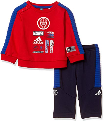 adidas Inf Dy SM Jog Chándal, Unisex bebé, Escarl/Reauni, 68