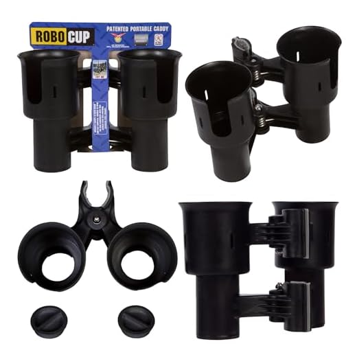 ROBOCUP 12 Colors, Best Cup Holder for Drinks, Fishing Rod/Pole, Boat, Beach Chair/Golf Cart/Wheelchair/Walker/Drum Sticks/Microphone Stand