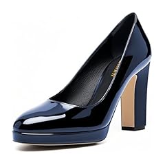 Navy Patent Leather