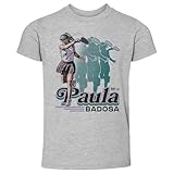 500 LEVEL Paula Badosa Retro Toddler Shirt (Heather Gray, 2T)