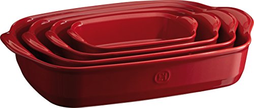 Fuente cerámica rectangular Emile Henry para lasaña familiar de domingo 6