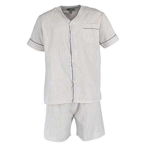 Ten West Apparel Men's Short Sleeve Short Leg Pajama Set