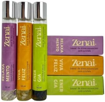 Zenai - Kit com 3 Roll-Ons de Aromaterapia | Óleos Essenciais com...