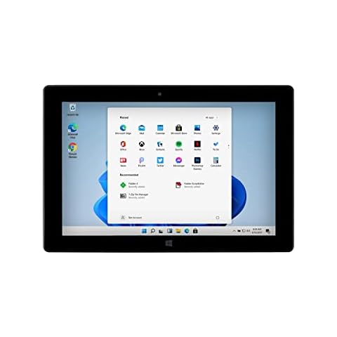 Fusion5 10" Windows 11 FWIN232 PRO N4120 Intel Quad-Core Ultra Slim Windows Tablet PC - 6GB RAM, 128GB Storage, 1920x1200 FHD Display, USB 3.0, Micro HDMI, 5MP & 2MP Cameras, Expandable M.2 Storage Cover