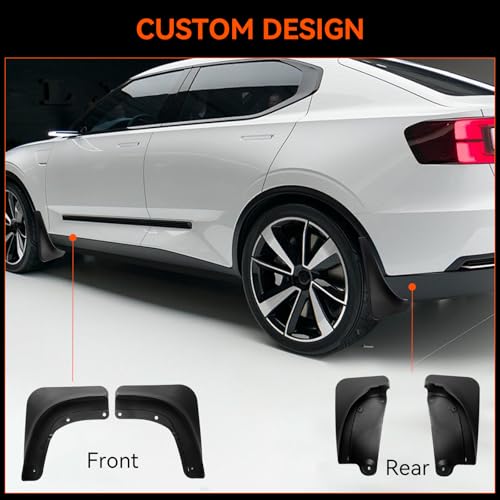 Image of Runmade Upgrade Tesla Model Accessories - Mud Flaps [No Drilling Required] All-Weather Mud Guard Body Kits for Tesla 04-20 Model Y (04-20 Model Y)