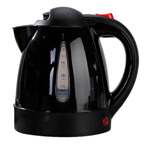 Hervidor eléctrico para automóviles - Hervidor de viaje para coche de 1 L, hervidor de agua hirviendo USB 12 V | Tanque interior de acero inoxidable, botella de calentador de agua para viaje por
