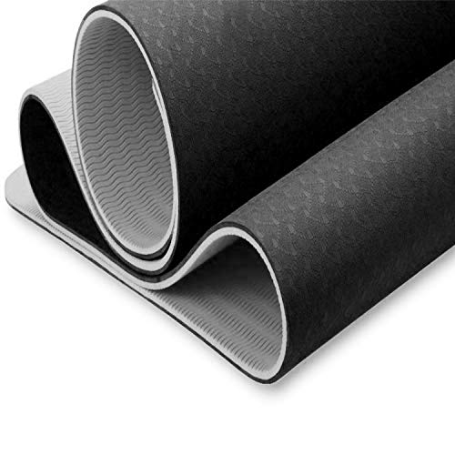 Image of IRIS Fitness Non Slip TPE Yoga Mat for Hot Yoga Pilate Gymnastics, Double Sided (72 inch x 24 inch x 6 mm)