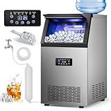 Commercial ice machine 120Lbs/24H - Never Run Out of Ice, RAPSUAR's Commercial Ice Maker Machine produces 120 lbs of ice per day with a 30 lbs storage bin. Say goodbye to ice cube shortages and enjoy a continuous supply of ice for your drinks and par...