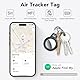 Air Tracker Tag Schlüsselfinder 4er Pack, Koffer Tracker Kompatibel mit Apple Wo ist? APP (Nur iOS), Bluetooth Key Finder für Gepäck/Taschen/Koffer/Brieftasche, Smart KeyFinder, Austauschbarer Akku