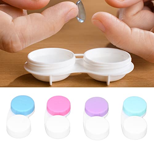 Estojo para Lentes de Contato, Estojo Seguro e Durável para Contato Com Os Olhos para Viagem para Ca