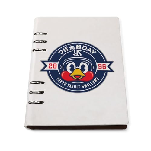 ノート 東京ヤクルトスワローズ つば九郎 メモ帳 バインダーノート A5 6穴 90枚 てちょう ハードカバー メモ ンダー A5サイズ 横罫線 ??本 文房具 オフィス用品 ルーズリーフ 学生 キャンパス おしゃれ プレゼント 贈り物