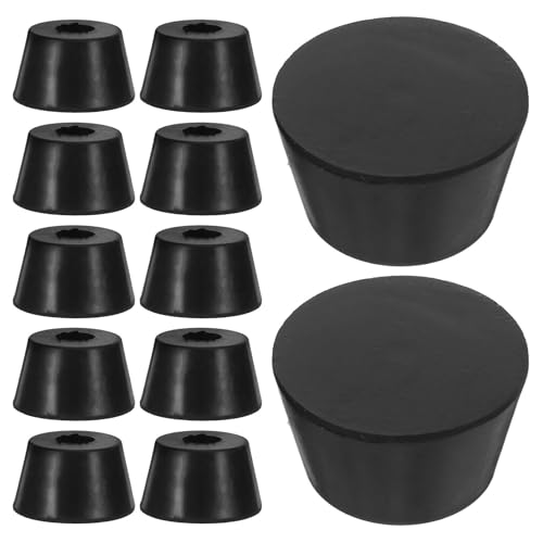 Almohadillas antivibración KOMBIUDA de goma de 12mm para altavoces y monitores