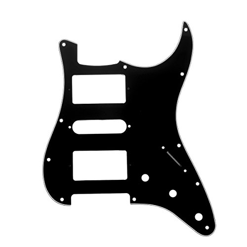 Musiclily Pro 11 trous HSH Pickguard Guitare pour USA/Mexican Fender Standard Stratocaster ST de Style Moderne, 3 plis… - Les Beatles, Paul McCartney, John Lennon, RIngo Starr, George Harrison Musiclily Pro 11 trous HSH Pickguard Guitare pour USA/Mexican Fender Standard Stratocaster ST de Style Moderne, 3 plis…