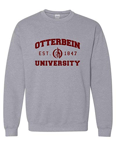 Otterbein University Est 1847 Unisex Crewneck Sweatshirt - Otterbein Cardinals Apparel