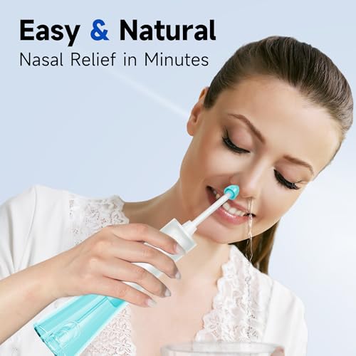 Image of Dual Powered Nasal Irrigation System Nasal Rinse & Wash
