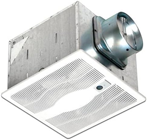 Air King E130S 130 CFM 0.3 Sone Ceiling Mounted Energy Star Rated Exhaust Fan - White