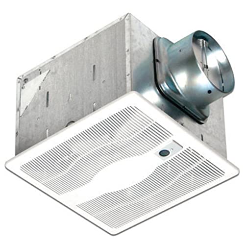 Air King E130S 130 CFM 0.3 Sone Ceiling Mounted Energy Star Rated Exhaust Fan - White