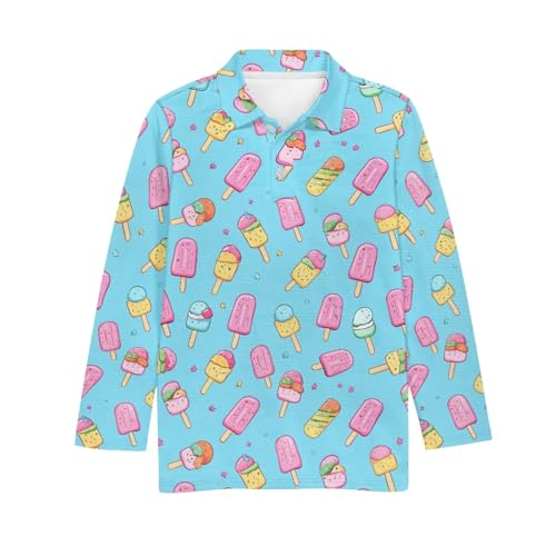 HUIACONG Boys Golf Shirts Girls Under Shirts for Kids Children Tops