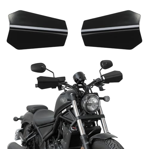 KEMIMOTO Motorcycles Coffin Cut Handguards Compatible with Rebel CMX 300 500 1100 DCT 2026-2017 Hand Guards Hand Shields Rebel Accessoires