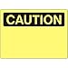 Safehouse Signs C-080633"Caution" Blank Sign