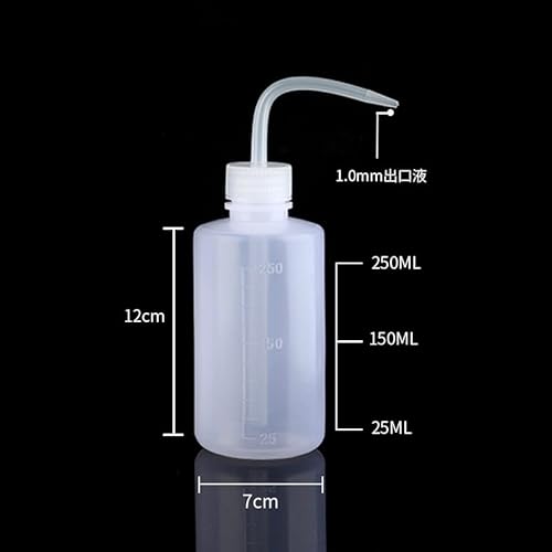 Am Rong Magic Plastic Squeeze Bottle, 250Ml | 8Oz Wash Bottle Chemical, Ldpe, Safety, (1 Pack) (250Ml, White) #TOP3