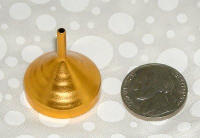 OliaDesign Small Metal Funnels for Refillable Refilling Empty Perfume Bottles and Atomizers Set of 6, 3 Gold and 3 Silver