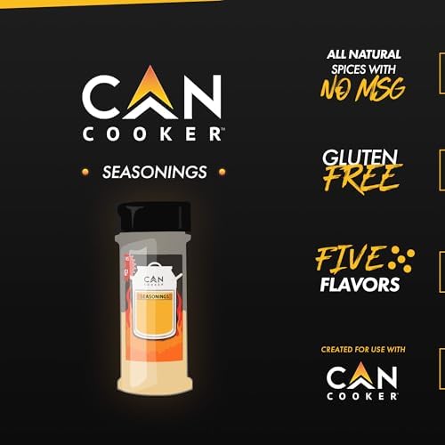 Miniatura 6 de CanCooker CS-003 Mezcla robusta de cebolla y pimienta para usar antes yo después de cocinar condimento, redondo, multicolor