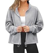 Zeagoo Plus Size Zipper Hoodies for Women Plus Size Long Sleeve