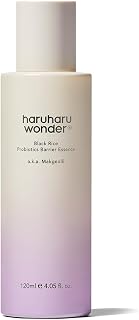 haruharu Wonder Black Rice Probiotics Barrier Essence: Ceramide Toner for Skin Barrier Repair, Deep Hydration & Radiant Glow 4.05oz